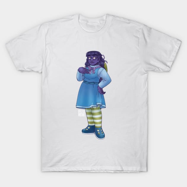 Blueberry Muffin T-Shirt by paperstarzz